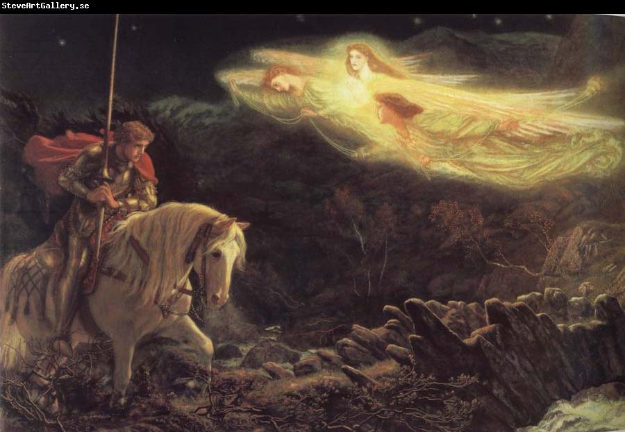 Arthur Hughes The Quest of the Holy Grail